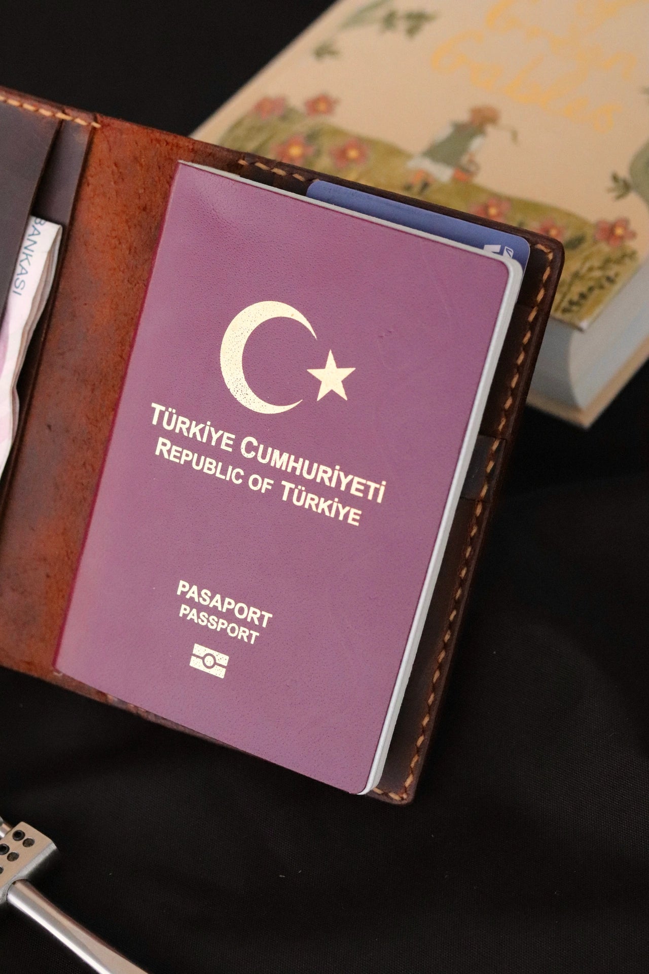 Eterna - Deri Pasaport Kılıfı